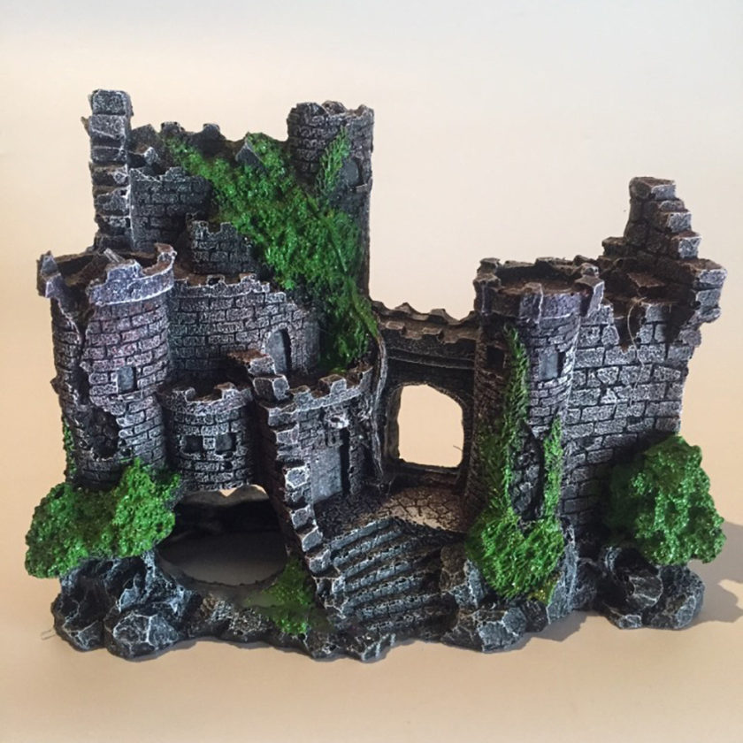 Fish Tank Resin Castle Aquarium Decoration - Image 5