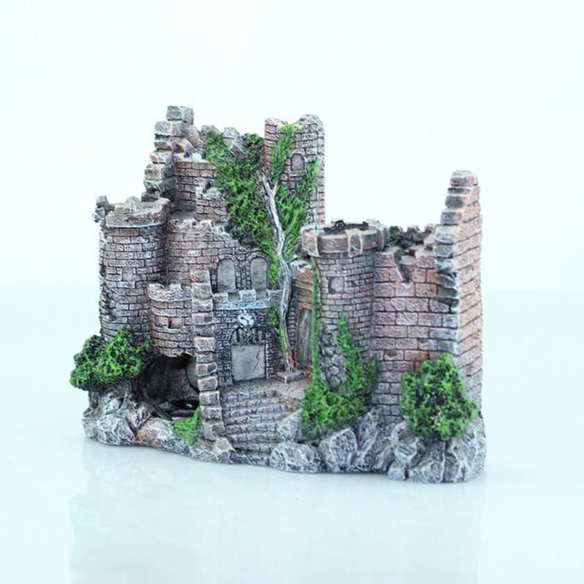 Fish Tank Resin Castle Aquarium Decoration - Image 4