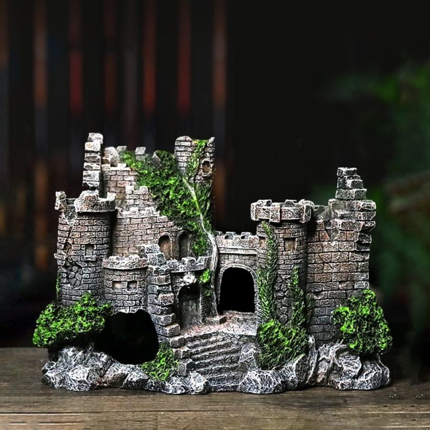 Fish Tank Resin Castle Aquarium Decoration