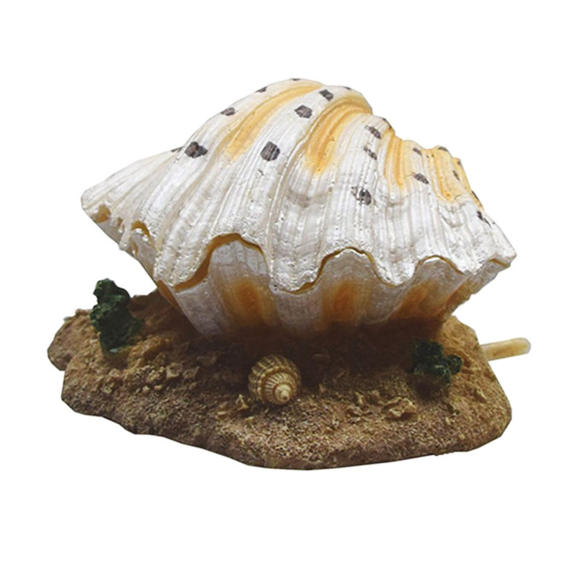 Aerating Aquarium Shell Decor with Air Stone Bubble - Image 2